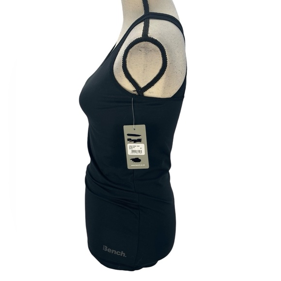 Bench Sleeveless Cross Back Long Tank Top - Black - size Small - Picture 4 of 10